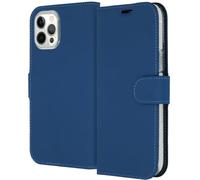 Accezz Étui de télephone Wallet pour Apple iPhone 12 Pro Max - Bleu