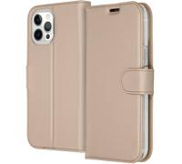 Accezz Étui de télephone Wallet pour Apple iPhone 12 Pro Max - Doré