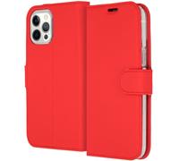 Accezz Étui de télephone Wallet pour Apple iPhone 12 Pro Max - Rouge