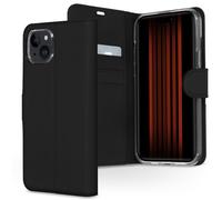 Accezz Étui de télephone Wallet pour Apple iPhone 15 Plus - Noir