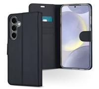 Accezz Étui de télephone Wallet pour Samsung Galaxy S25 Plus - Noir