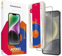 Accezz Gehard Glas Full Cover Screenprotector avec applicateur pour le Samsung Galaxy S25
