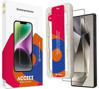 Accezz Gehard Glas Full Cover Screenprotector avec applicateur pour le Samsung Galaxy S25 Ultra
