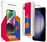 Accezz Gehard Glas Full Cover Screenprotector avec applicateur pour Samsung Galaxy S22 / S23
