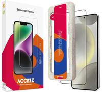 Accezz Gehard Glas Full Cover Screenprotector avec applicateur pour Samsung Galaxy S24 / S25