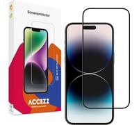 Accezz Gehard Glas Full Cover Screenprotector pour l'Apple iPhone 14 Pro / 15 / 16