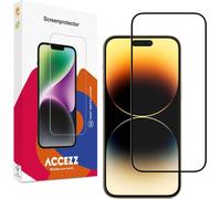 Accezz Protection d'écran en verre trempé Full Cover pour Apple iPhone 14 Pro Max / 15 Plus / 16 Plus