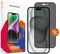 Accezz Gehard Glas Privacy Screenprotector pour l'Apple iPhone 14 Pro / 15 / 16