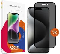 Accezz Gehard Glas Privacy Screenprotector pour l'iPhone 15 Pro Max