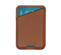 Accezz Leather Cardholder MagSafe - Porte-cartes avec MagSafe - Sienna Brown