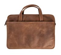 Accezz Leather Sac ordinateur 16 pouces - Cognac