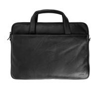 Accezz Accezz Leather Sac ordinateur 16 pouces Noir Noir