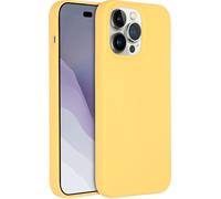 Accezz Liquid Silicone Backcover avec MagSafe pour iPhone 14 Pro Max - Jaune