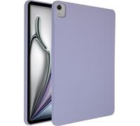 Accezz Liquid Silicone Backcover avec porte-stylo pour l'Apple iPad Air 13 pouces (2025) M3 / (2024) M2 - Lilas