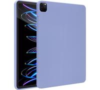 Accezz Liquid Silicone Backcover avec porte-stylo pour l'Apple iPad Pro 12.9 (2022) / Pro 12.9 (2021) / Pro 12.9 (2020) - Lilas