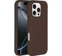 Accezz Liquid Silicone Backcover met MagSafe voor de Apple iPhone 16 Pro - New Tea Brown