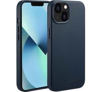 Accezz MagSafe Leather Backcover pour iPhone 13 - Bleu nuit