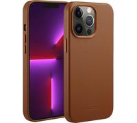 Accezz MagSafe Leather Backcover pour iPhone 13 Pro - Sienna Brown