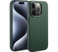 Accezz MagSafe Leather Backcover pour iPhone 15 Pro - Cedar Green