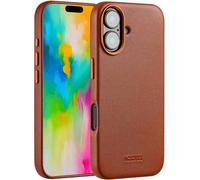 Accezz MagSafe Leather Backcover pour iPhone 16 - Sienna Brown