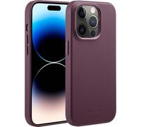 Accezz MagSafe Leather Backcover pour l'iPhone 14 Pro - Heath Purple