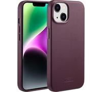 Accezz MagSafe Leather Backcover voor de iPhone 14 - Heath Purple