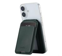 Accezz Porte-Cartes Magnétique en cuir avec support pour MagSafe - Cedar Green