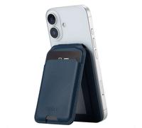 Accezz Porte-Cartes Magnétique en cuir avec support pour MagSafe - Nightfall Blue