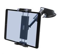 Accezz Porte-tablette voiture - Tableau de bord ou pare-brise - Réglable - Universel - Noir