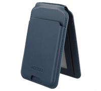 Accezz Portefeuille en cuir magnétique avec support - Compatible avec Apple Find My - Nightfall Blue