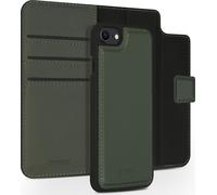 Accezz Premium Leather 2 in 1 Wallet Bookcase pour iPhone SE (2022 / 2020) / 8 / 7 / 6(s) - Vert