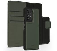 Coque pour Samsung Galaxy A53 Cuir véritable Vert