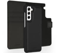 Accezz Premium Leather 2 in 1 Wallet Bookcase pour Samsung Galaxy S21 FE - Noir