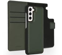 Accezz Premium Leather 2 in 1 Wallet Bookcase pour Samsung Galaxy S21 FE - Vert