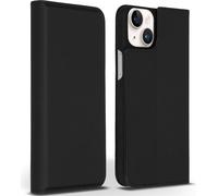 Accezz Premium Leather Slim Bookcase pour iPhone 14 Plus - Noir