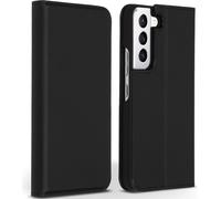Accezz Premium Leather Slim Bookcase pour le Samsung Galaxy S22 Plus - Noir