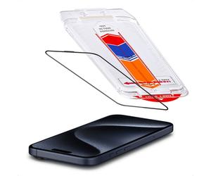 Accezz Protecteur d'écran en verre trempé + Applicateur pour Apple iPhone 15 Pro Max