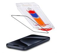 Accezz Protecteur d'écran en verre trempé + Applicateur pour iPhone 15 Pro Max