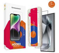 Accezz Protecteur d'écran intégral triple résistance avec applicateur pour Samsung Galaxy S24 Ultra