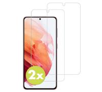 Accezz Accezz Protection d'écran en verre trempé 2-pack Samsung Galaxy S21 Transparent