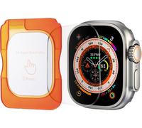 Accezz Protection d'écran en verre trempé avec applicateur pour l'Apple Watch Ultra (2) - 49 mm