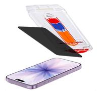 Accezz Protection d'écran en verre trempé avec filtre de confidentialité + Applicateur pour Apple iPhone 17