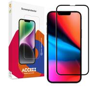 Accezz Protection d'écran en verre trempé Full Cover pour Apple iPhone 13 Pro Max / 14 Plus