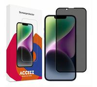Accezz Accezz Protection d'écran en verre trempé Privacy iPhone 13 / 13 Pro / 14 / 16e Transparent