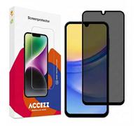 Accezz Protection d'écran en verre trempé Privacy pour Samsung Galaxy A15 (5G/4G)