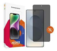 Accezz Accezz Protection d'écran en verre trempé Privacy Samsung Galaxy S25 Edge Transparent