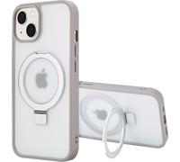 Accezz Accezz Coque Ring Stand avec MagSafe iPhone 13 Gris Gris