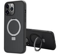 Accezz Ring Stand Backcover avec MagSafe pour iPhone 13 Pro Max - Noir