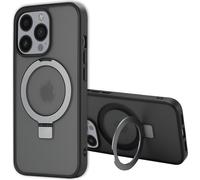Accezz Ring Stand Backcover avec MagSafe pour iPhone 13 Pro - Noir