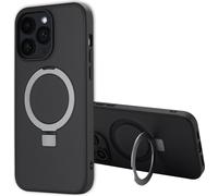Accezz Ring Stand Backcover avec MagSafe pour iPhone 14 Pro Max - Noir